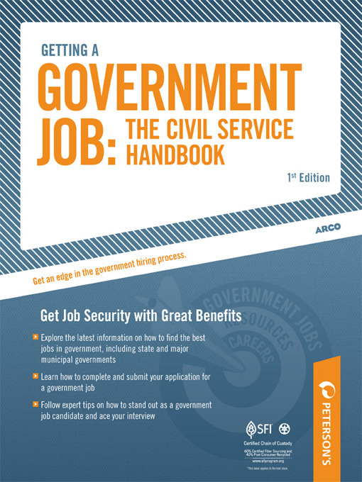 Title details for Getting a Government Job by Peterson's - Available